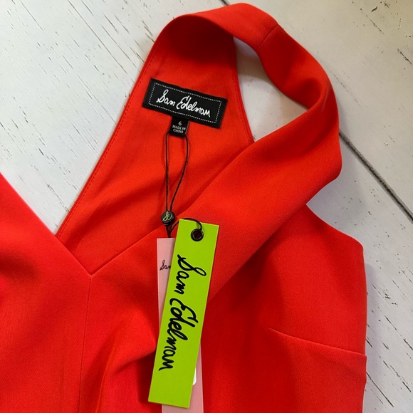 NWT SAM EDELMAN jumpsuit - beautiful coral!!! - Picture 2 of 11